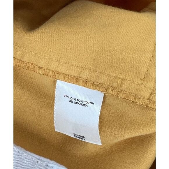 Robert Rodriguez Nautical Yellow Pants Size 2 Straight Leg Pockets Button - Picture 5 of 5